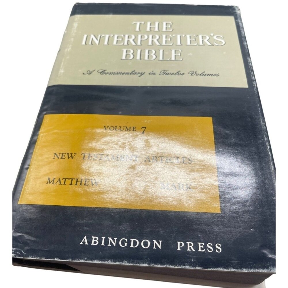 the interpreter's bible volume 7 hardcover book 1951 abingdon press READ